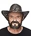 Mustaches Self Adhesive On Bail Fake Beard, Novelty, False Facial, Costume Accessory for Adults, Brown olor