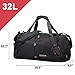 Swiss Ruigor 6407 Water Resistant Carry On Travel Duffel Bag and Gym Sports Bag with Shoes Compartment - 8.5 Gallons - 32 Liters