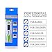 PrSung Digital Baby Thermometer - Medical Thermometer Fast 15 Seconds Reading by Oral Rectal Underarm and Axillary for Infant Adult Kids - FDA Approved