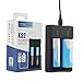 18650 Battery Charger KESHEE KS2 2 Bay LED Display Speedy Smart Charger for Rechargeable Li-ion Batteries with 0V Restoration Activation Function