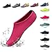 Swimming Women Water Shoes Quick Dry Aqua Socks (2.Fushia, XXL:9-9.5 US women/8-8.5 US men)