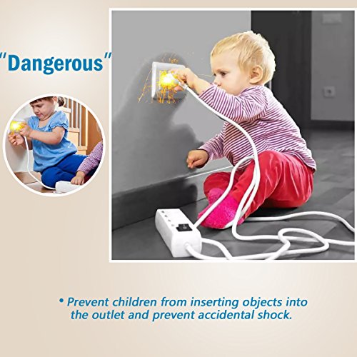 Outlet Plug Covers,50pcs Electric Outlet Plug Covers Child Proof Safety Plug Protector Socket Cover Caps (25pcs 2-prong Outlet Covers + 25pcs 3-prong Outlet Covers) - Thumbnail 4