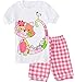 Cats Pajamas Girls Sleepwear Clothes Set Kids Dog Pyjama 2Pcs Cotton Short Suit