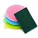 Outtills Silicone Sponge (3 Pack) Plus Free Bonus - Food Grade Reusable Sponges for Dishes - Dishwasher Safe, Heat Resistant and BPA Free - Double Sided Silicon Brush - Dish Scrubber - 3 Colors