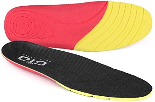 Sport insoles GiG Orthlite insoles double memory silicone cushioning arch protection insoles (Men's size 10-10.5/Women's size 12-12.5)