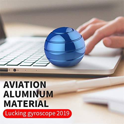 Sinwo Desk Toys Executive Toys Desktop Revolve Decompression Ball for Kids and Adults (Pink)