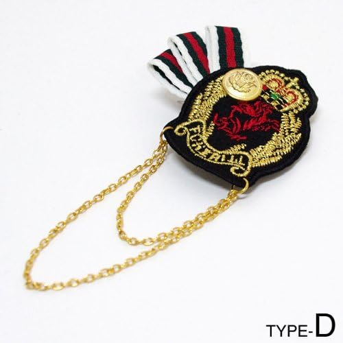 Amazon Co Jp メンズ レディース コサージュエンブレム風ワッペンコサージュ サマー オールシーズン 秋 冬 通年 おすすめ Amazon 通販 D Gcos0021 D 服 ファッション小物