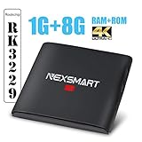[Pure Version]XEDIRECT TV BOX 4K Android Box NEXSMART D32 , Android 6.0 Support 4K Ultra HD TV with Rockchip RK3229 Quad-core 2.4G Wi-Fi 1GB 8GB