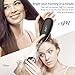 Straightening Brush, I.FM Portable 2-in-1 MCH Ceramic Ionic Hair Heating Straightener Brush with Negative Ions Anti-Scald and Auto Temperature Lock