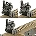 UTG Dual Aiming Aperture Low Profile Flip-up Front + Rear Sight Kit with Ear Plugs (MNT-755 & MNT-955)