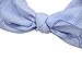 Pack of 3 Stripe Bow Bowknot Hair Hoop Headband Headwear Accessory for Lady Girls Women (Red Black and Blue)