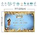 Mehofoto Light Blue Baby Shower Backdrop Royal Prince Background 7x5ft Vinyl Africa American Boy Royal Baby Shower Party Banner Supplies…