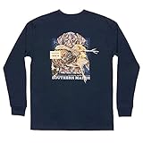 Southern Marsh Gun Dog Two L/S T-Shirt in Navy
