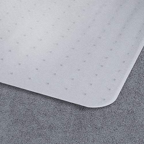 Chair Mat for Carpets | Low/Medium Pile Computer Chair Floor Protector for Office and Home | Opaque, Studded | Polypropylene | 36"x48"