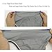Starly Mens Cotton Disposable Underwear Panties Handy Briefs for Travel Fitness Grey (10pk) (S)
