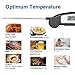Boomile Instant Read Cooking Thermometer Digital Food Meat Thermometer with Foldable Long Probe for Kitchen, Grill, BBQ, Smoker, Milk, Baking, Bath Water