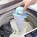 Reusable Washing Machine Filter net Floating lint mesh Bag Dog cat pet Fur Remover Hair Catcher Pouch Flower lint Trap Laundry Ball (6pack Type)