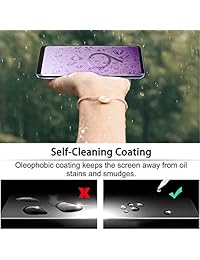 Xawy [2-Pack] for Galaxy S9 Plus Screen Protector Tempered Glass,[Anti-Fingerprint][No-Bubble][Scratch-Resistant] Glass Screen Protector for Samsung Galaxy S9 Plus