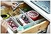 Keyzone 6Pcs Pretty Practical Home Grid Drawer Divider Household Necessity Storage Organizer