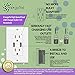 EnergyPal USB Outlet High Speed Electrical Outlet USB Charger Outlet 15A Receptacle