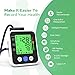 Blood Pressure Monitor, IVKEY Upper Arm Blood Pressure Monitor, Digital Automatic Measure Blood Pressure and Heart Rate Pulse with Wide-Range Cuff for Home use, 3.5'' Three-Color Backlight Display