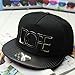 Smosee® Unisex Fashion Cool Adjustable Snapback Hip-hop Baseball Cap (Black)