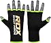 RDX Boxing Hand Wraps Inner Gloves for Punching - Half Finger Elasticated Bandages Under Mitts Fist Protection - Great for MMA, Muay Thai, Kickboxing, Martial Arts Training & Combat Sports