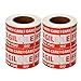 SJPACK 4 Rolls 3'' x 5'' Fragile - Handle with Care - Thank You Shipping Labels Stickers (500 Labels/Roll)