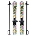 SOLA Winnter Sports Kid's Beginner Snow Skis and Poles With Bindings Age 2- 4