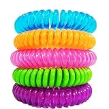 Mosquito Repellent Bracelets, SKYLARKING 10 Pack Pest Control Repeller up to 250Hrs of Insect Protection Wrist Bands for Adults & Kids -No Spray Deet-free All Natural Plant Oils - Outdoor and Indoor