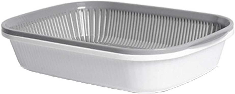 JieGorge Contenedor de alimentos, caja de drenaje cuadrada sellada