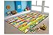 MyLine Baby Play Mat, Foam Floor Gym Rug, Non-Toxic, Non-Slip, Reversible, Waterproof, Great for Children, Toddler and Infant (Super Large, 78.7''x70.9''), Animal School/Train ABC