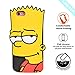 LIKESEA 3D Silicone Case for Apple iPhone 7 (4.7 inches), Lovely Cartoon Soft TPU Gel Protective Cover with Shock-Absorption and Anti-Scratch, Bart