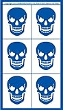 Armour Etch Rub N Etch Stencil Skulls, 5-Inch by 8-Inch