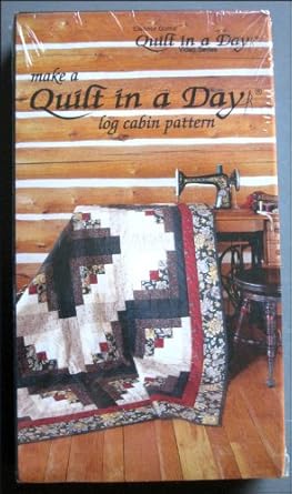 Amazon Com Make A Quilt In A Day Log Cabin Pattern Eleanor Burns