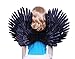 FashionWings (TM) Children's Black Costume Feather Angel Wings Point up or Down