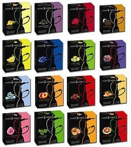 Hydro Herbal Shisha LOT of 10 50g Boxes. Assorted Flavors. 500g Total - PACK OF 3