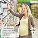 MOMMY VIBES Belly Band for Pregnancy - with Breathable Soft Front and Adjustable Strap - Maternity Belt - Pregnancy Belt - Pregnancy Support Belt
