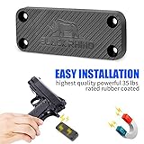 BLACK-RHINO MGM Magnetic Gun Mount & Holster For Vehicle And Home, Concealed Holder for Handgun, Rifle, Shotgun, Pistol, Revolver â€¦