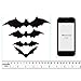 Ivenf Halloween Decorations Bat Wall Decals Stickers Decor, 60 Pack 3D Bats Window Decals, Bat Halloween Door Decor