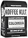 Koffee Kult Colombian Medium Roast Coffee Beans 100% Single Origin Colombia Arabica Whole Bean (Whole Bean, 32oz)