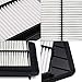JDMON Compatible with Engine Panel Air Filter Honda Accord (2013-2017) Not for Hybrid Engine and 3.5 Liter, Acura TLX (2015-2017) JD476 (CA11476)
