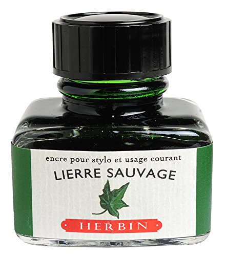 J. Herbin Fountain Pen Ink - 30 ml Bottled - Lierre Sauvage