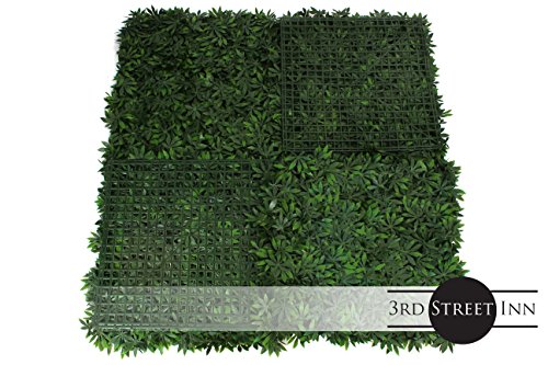 Milltown Merchants Artificial Marijuana Pot Leaf Hedge - Fake Weed Plant - Smoke Shop Decor - Sound Diffuser Marijuana Wall Art - Topiary Cannabis Greenery Panels (4, Cannabis) - Thumbnail 2