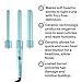 Leyla Milani Hair Curling Wand - 3 In 1 Interchangeable Clipless Ceramic Hair Curling Iron with Tourmaline Infused Barrels, Ceramic Styling Iron, Triple Threat Curling Iron
