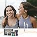 FKANT Bluetooth Headphones, Upgrade Version Stereo Bluetooth Eurbuds V4.1 Wireless Headphones Earphones with Mic, CVC6.0 Noise Cancellation Compatible for iPhone X 8 7 Plus Android (White)