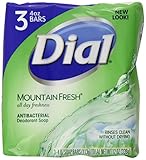 Dial Antibacterial Deodorant Soap, Mountain Fresh, 4 Ounce, 54 Bars