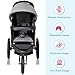 Costzon Baby Jogger Stroller, All Terrain Lightweight Fitness Jogging Stroller w/Parental Cup Phone Holder, Free Tractive Webbing, Large Storage Basket (Gray)