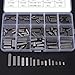 Yosoo 140Pcs Stainless Steel Key Keystock Assortment Round Ended Keyway Parallel Drive Shaft Keys Set 8mm, 10mm, 12mm, 16mm, 20mm, 25mm, 30mm
