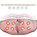 Amzdeal Neck Massager Back Massager Shiatsu Shoulder Massager with 2 Intensities Heat Timer Function for Waist Legs Use at Home Car Office